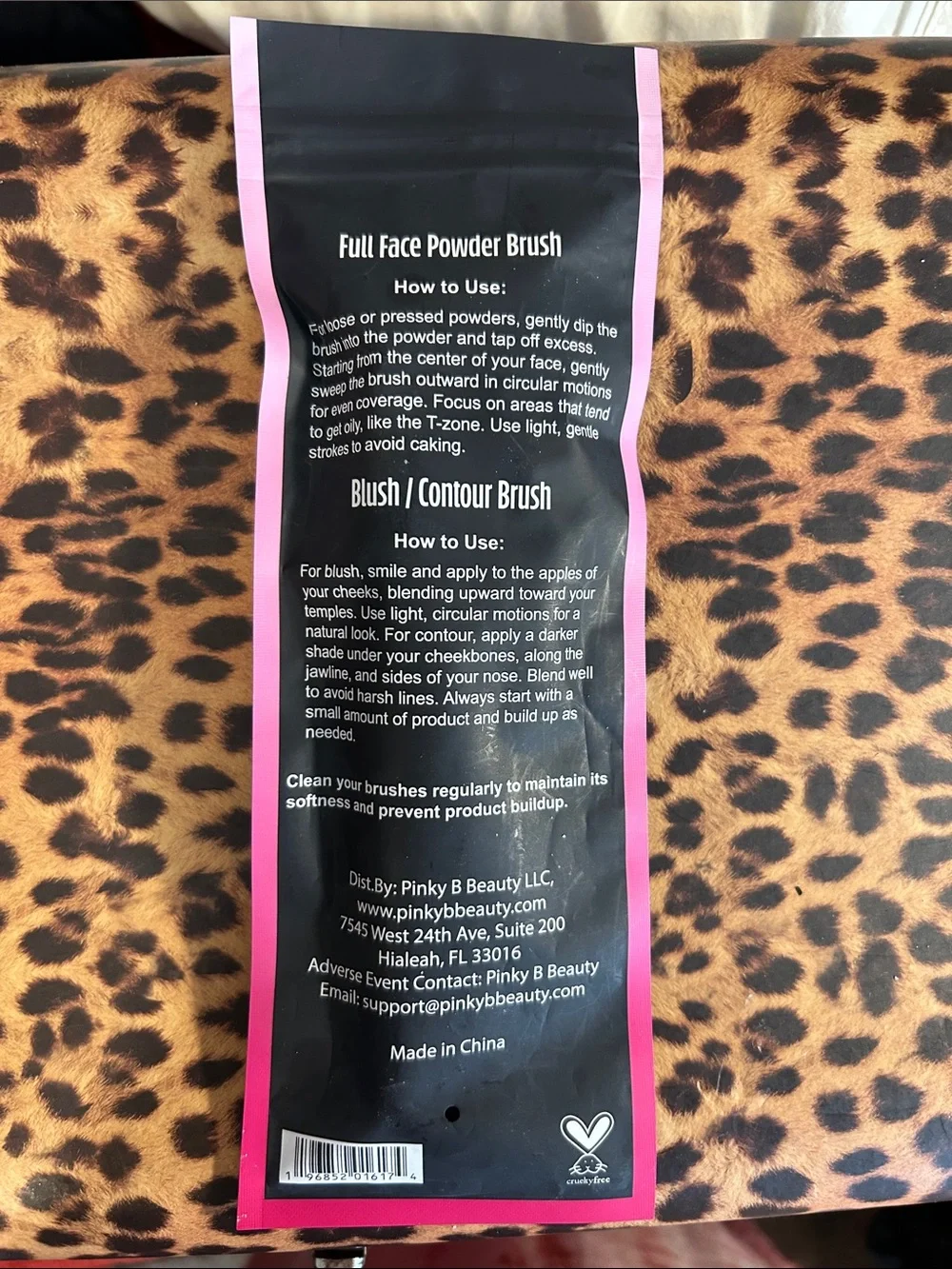 Pinky Beauty “Pretty in Pink” brush set